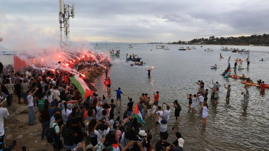 Activists say Gaza aid flotilla attacked by ‘multiple drones’
